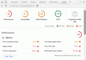 เว็บไซต์ Google Audit 