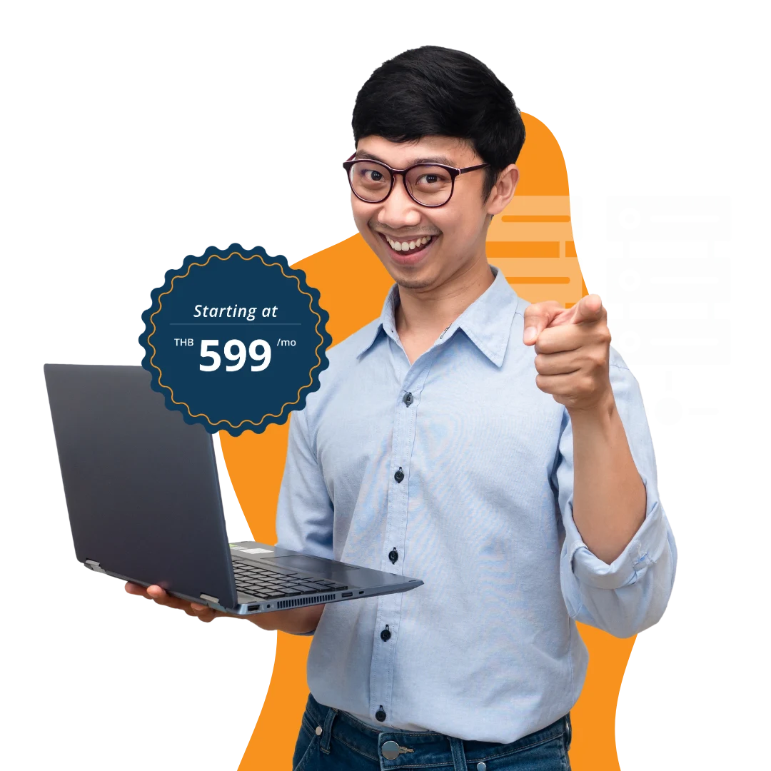 shared hosting-glasses man