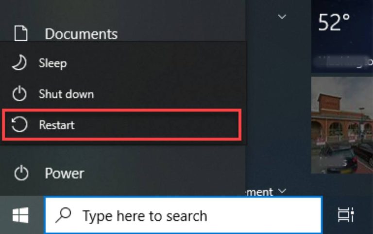 How to restart