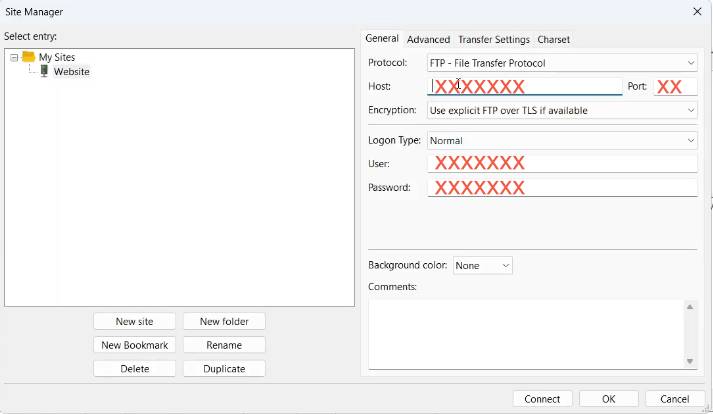 Host-Port-Username-Password