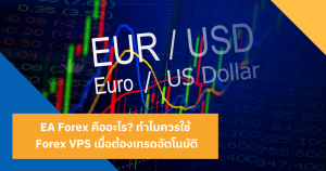 forex chart with technical indicators illustrating the use of Expert Advisors (EA) and Forex VPS for automated trading
