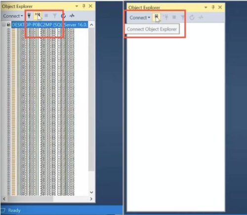 Connect Object Explorer