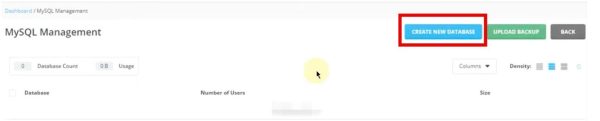 Create New Database