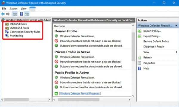 Firewall-inbound-outbound