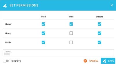 Read-Write-Execute-Set Permissions