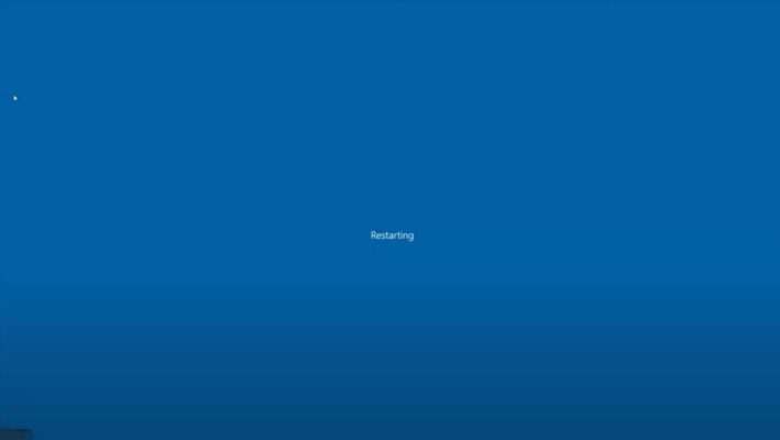 Restart ผ่าน Start Menu-windows vps