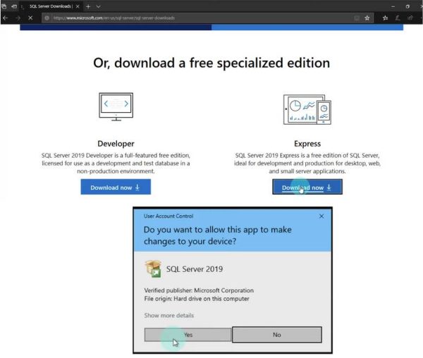 SQL Server Express 2019