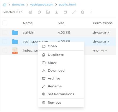 Set Permissions