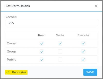 Set permission-Recursive