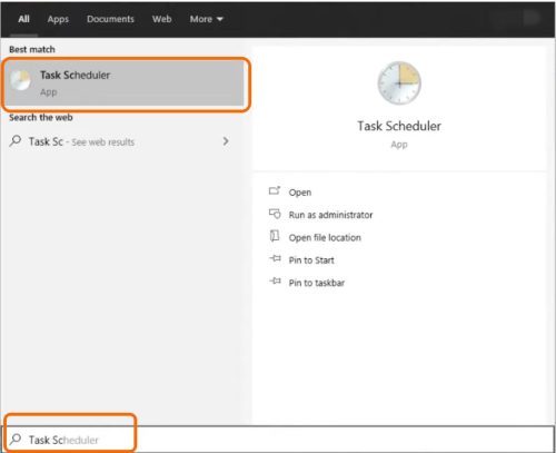 Task Scheduler บน Windows