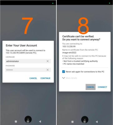กรอก Username และ Password