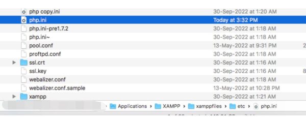 ตั้งค่า PHP และ php.ini