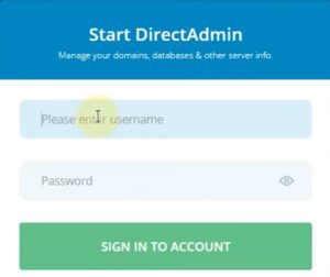 ล็อกอินเข้า DirectAdmin (ธีม Evolution)