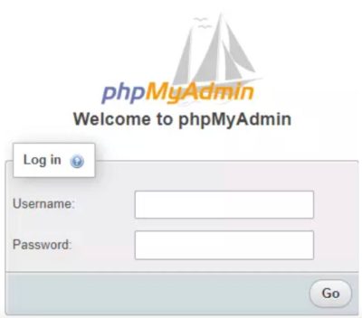 เข้าใช้งานผ่าน phpMyAdmin